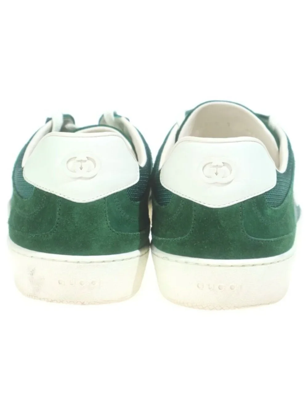 Gucci Interlocking Low Cut Sneakers Green